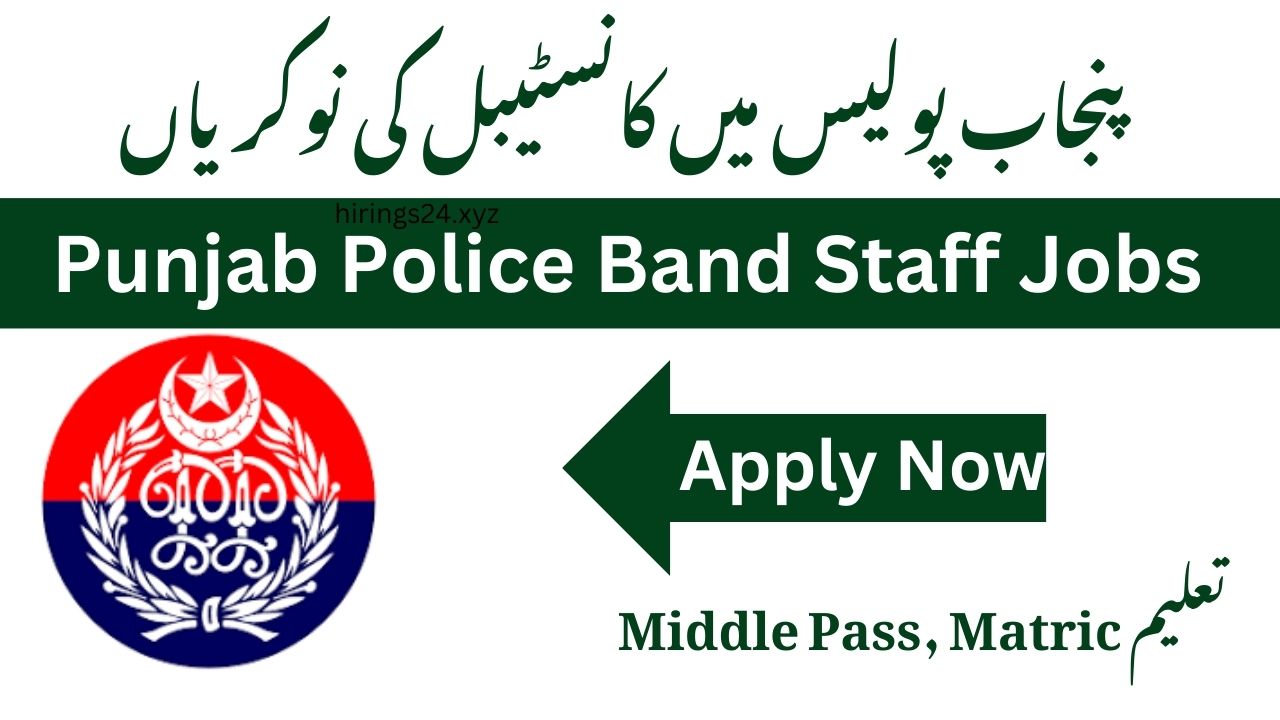 Latest Punjab Police Band Staff Jobs 2025
